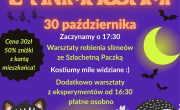 Halloween dla dzieci z animacjami w Kopalni Kultury im. Henryka Kuźniaka!